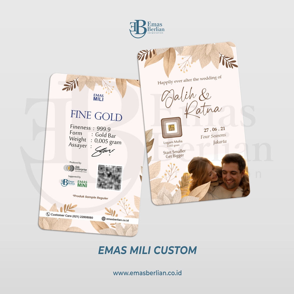 Emas Mili  Custom SAMPLE-B 5 miligram