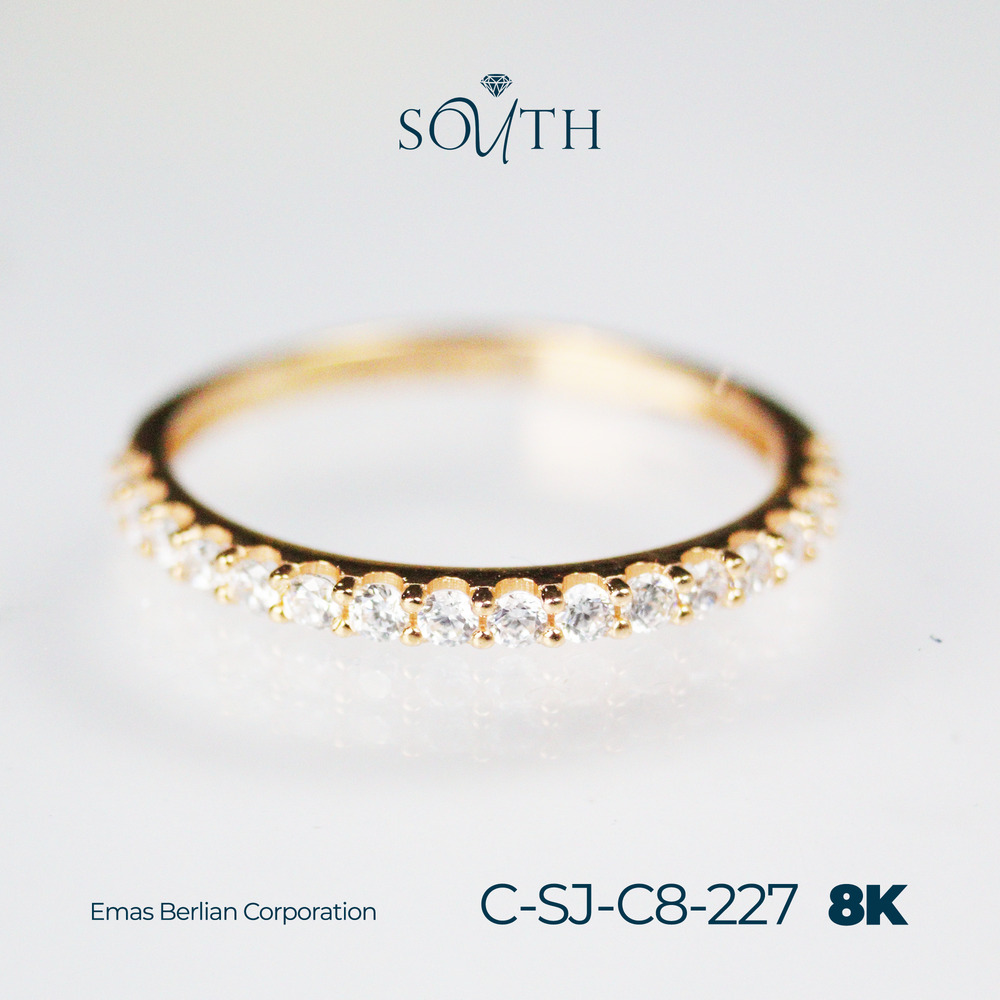 Cincin South Jewellry C8-227 List Ring